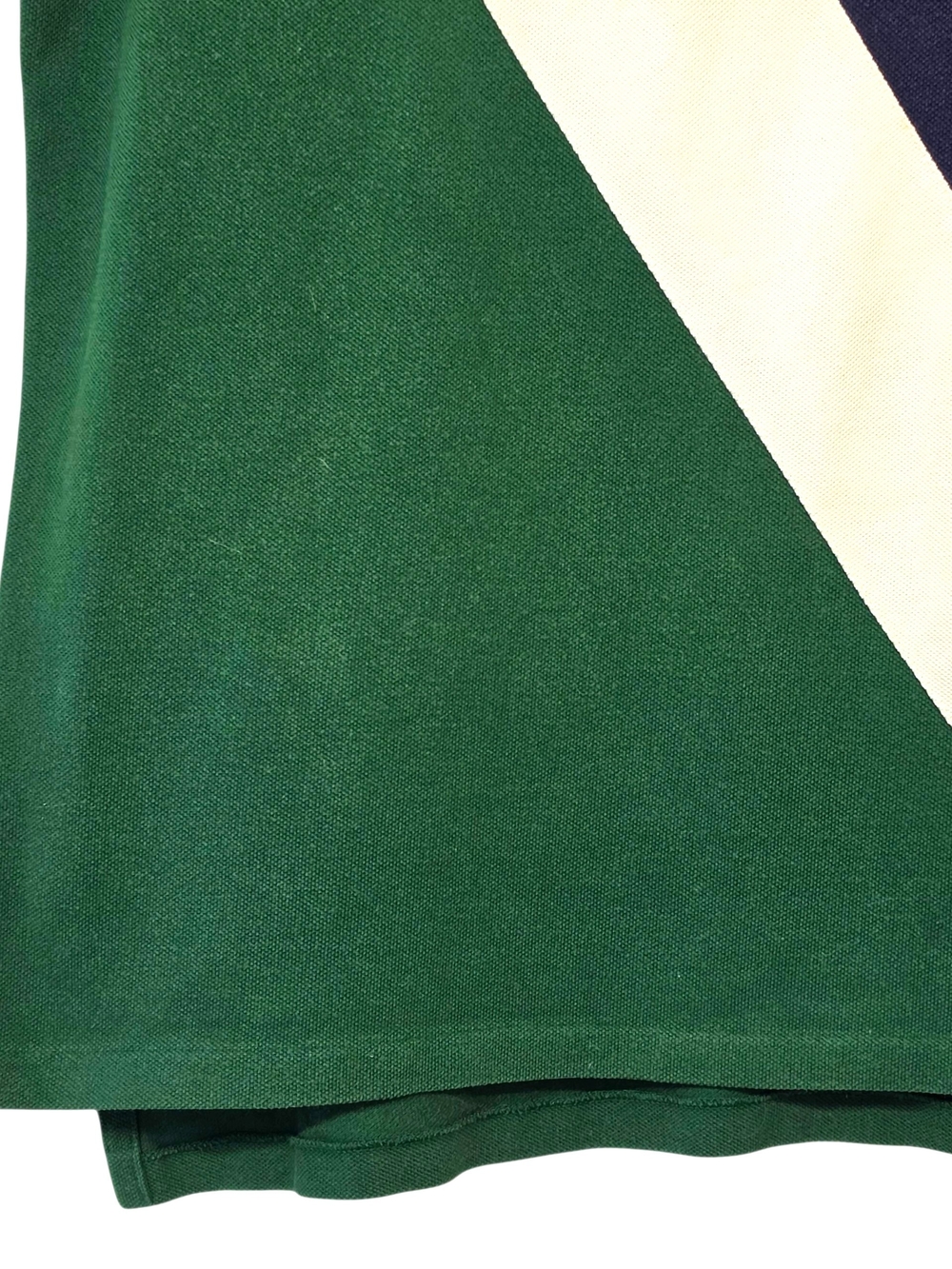 Polo Ralph Lauren Wimbledon Custom Fit Navy Green White Colorblock Polo Shirt - Picture 5 of 16